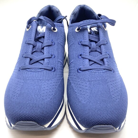 Michael Kors Monique Knit Trainer SF Stretch Knit Nacy Women's US 9 -43F1MQFSAD - Picture 2 of 4